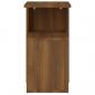 Preview: Beistelltisch Braun Eichen-Optik 36x30x56 cm Holzwerkstoff