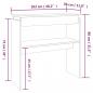 Preview: Konsolentisch Braun Eichen-Optik 102x30x80 cm Holzwerkstoff