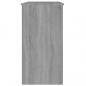 Preview: Schreibtisch Grau Sonoma 80x40x75 cm Holzwerkstoff