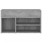 Preview: Schuhbank Grau Sonoma 80x30x45 cm Holzwerkstoff