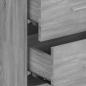 Preview: Wand-Nachttische 2 Stk. Grau Sonoma