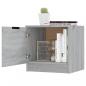 Preview: Nachttische 2 Stk. Grau Sonoma 40x39x40 cm