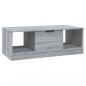Preview: Couchtisch Grau Sonoma 102x50x36 cm Holzwerkstoff