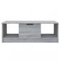 Preview: Couchtisch Grau Sonoma 102x50x36 cm Holzwerkstoff
