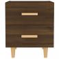 Preview: Nachttische 2 Stk. Braun Eichen-Optik 40x35x47,5 cm