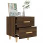 Preview: Nachttische 2 Stk. Braun Eichen-Optik 40x35x47,5 cm