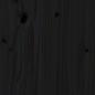 Preview: Kopfteil Schwarz 146x4x100 cm Massivholz Kiefer