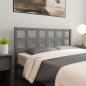 Preview: Kopfteil Grau 156x4x100 cm Massivholz Kiefer