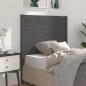 Preview: ARDEBO.de - Kopfteil Grau 81x4x100 cm Massivholz Kiefer