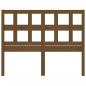 Preview: Kopfteil Honigbraun 125,5x4x100 cm Massivholz Kiefer