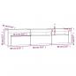 Preview: TV-Schrank mit LED-Leuchten Grau Sonoma 180x35x40 cm