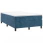 Preview: Bettgestell Dunkelblau 120x200 cm Samt