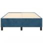 Preview: Bettgestell Dunkelblau 120x200 cm Samt