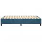 Preview: Bettgestell Dunkelblau 120x200 cm Samt