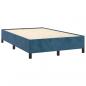Preview: Bettgestell Dunkelblau 120x200 cm Samt