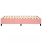 Preview: Bettgestell Rosa 120x200 cm Samt
