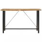 Preview: Bartisch 180x70x107 cm Massivholz Mango und Eisen