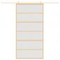 Preview: Schiebetür Golden 102,5x205 cm Matt ESG-Glas und Aluminium