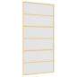 Preview: Schiebetür Golden 102,5x205 cm Matt ESG-Glas und Aluminium