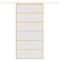Preview: Schiebetür Golden 102,5x205 cm Matt ESG-Glas und Aluminium