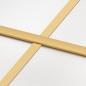 Preview: Schiebetür Golden 102,5x205 cm Matt ESG-Glas und Aluminium
