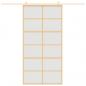 Preview: Schiebetür Golden 102,5x205 cm Matt ESG-Glas und Aluminium