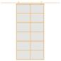Preview: Schiebetür Golden 102,5x205 cm Matt ESG-Glas und Aluminium