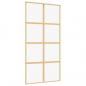 Preview: Schiebetür Golden 102,5x205 cm ESG-Klarglas und Aluminium