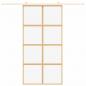 Preview: Schiebetür Golden 102,5x205 cm ESG-Klarglas und Aluminium