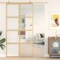 Preview: Schiebetür Golden 102,5x205 cm ESG-Klarglas und Aluminium