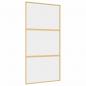 Preview: Schiebetür Golden 102,5x205 cm ESG-Klarglas und Aluminium