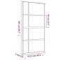 Preview: Schiebetür Golden 102,5x205 cm ESG-Klarglas und Aluminium