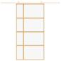 Preview: Schiebetür Golden 102,5x205 cm ESG-Klarglas und Aluminium