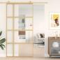 Preview: Schiebetür Golden 102,5x205 cm ESG-Klarglas und Aluminium