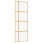 Preview: Schiebetür Golden 76x205 cm ESG-Klarglas und Aluminium