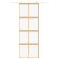 Preview: Schiebetür Golden 76x205 cm ESG-Klarglas und Aluminium