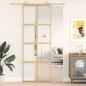 Preview: Schiebetür Golden 76x205 cm ESG-Klarglas und Aluminium