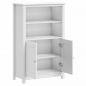 Preview: Badschrank BERG Weiß 69,5x34x110 cm Massivholz Kiefer