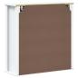 Preview: Bad-Wandschrank BERG Weiß 69,5x27x71,5 cm Massivholz