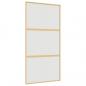 Preview: Schiebetür Golden 102,5x205 cm Matt ESG-Glas und Aluminium