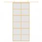 Preview: Schiebetür Golden 90x205 cm Matt ESG-Glas und Aluminium