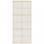 Preview: Schiebetür Golden 90x205 cm Matt ESG-Glas und Aluminium
