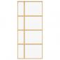 Preview: Schiebetür Golden 90x205 cm ESG-Klarglas und Aluminium