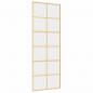 Preview: Schiebetür Golden 76x205 cm ESG-Klarglas und Aluminium