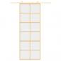 Preview: Schiebetür Golden 76x205 cm ESG-Klarglas und Aluminium