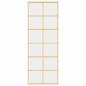 Preview: Schiebetür Golden 76x205 cm ESG-Klarglas und Aluminium