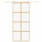 Preview: Schiebetür Golden 90x205 cm ESG-Klarglas und Aluminium