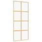 Preview: Schiebetür Golden 90x205 cm ESG-Klarglas und Aluminium