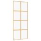 Preview: Schiebetür Golden 90x205 cm ESG-Klarglas und Aluminium