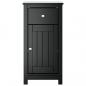 Preview: Badschrank BERG Schwarz 40x34x80 cm Massivholz Kiefer